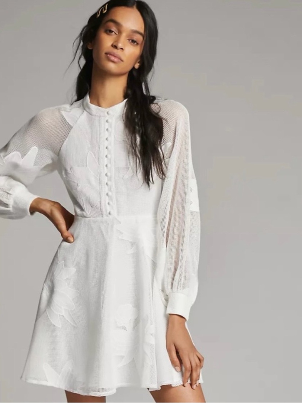 Anthropologie Sabine Embroidered Dress